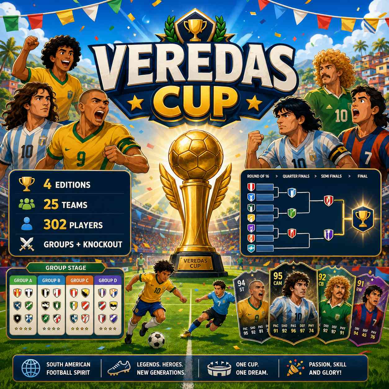 Cartel de la Copa Veredas para la página de plantilla de 38A0